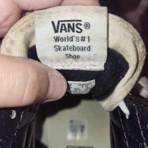 VANS OFF THE WALL EUC WOMEN'S SIZE 7 SK 8 HI TOP  RALLY SNEAKERS - Picture 11 of 13